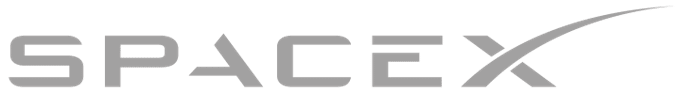 SpaceX Logo Gray